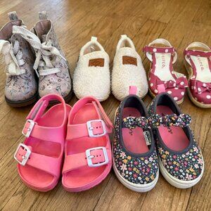 Baby Girl Shoe Bundle (5 items) | Size 5-6